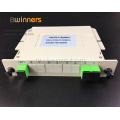 1X2 แยกประเภทไฟเบอร์ออปติก Splitter พร้อมตัวเชื่อมต่อ SC / APC